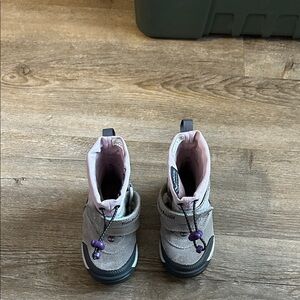 Timberland Kids Pink and Gray Snow Boots